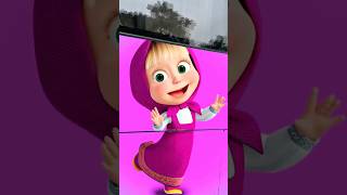 Masha And The Bear Bus Mode Transparan Part 21 shorts