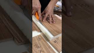 Watching foam being cut so smoothly is oddly satisfying! 🔪✨