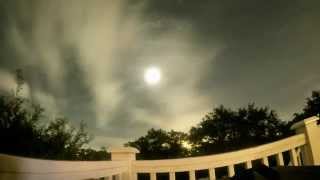 Lunar eclipse time lapse