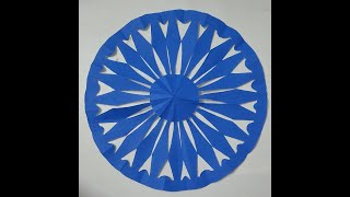 24 spokes in Ashok chakra || DIY || Republic Day  craft || Independence Day Craft