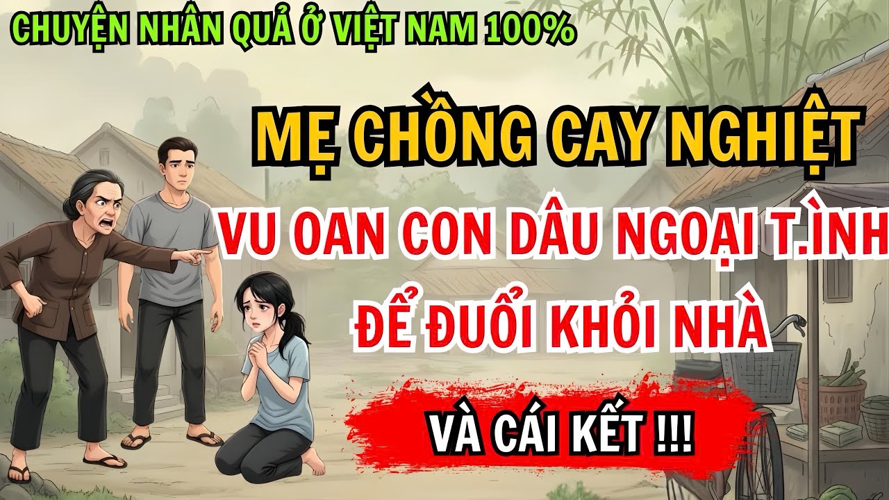 Chuyện Nhân Quả 100%: Mẹ Chồng Cay Nghiệt, Vu Oan Con Dâu Ngoại T.ình Để Đuổi Khỏi Nhà Và Cái Kết!