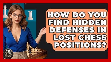 How Do You Find Hidden Defenses In Lost Chess Positions? - The Chess Codex