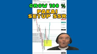 Aku Growkan Akaun Jadi 100 % Pakai Setup SSR | Forex Itu Mudah Part 2