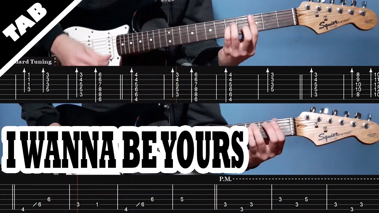 i-wanna-be-yours-arctic-monkeys-guitar-tab-lesson-tutorial