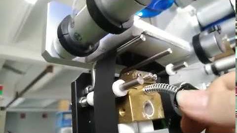 How to set up ribbon date coder for lipstick base labeling machine