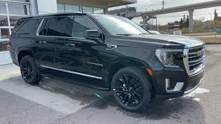 Black 2021 GMC Yukon XL SLT Review   - GSL GM City - Calgary 2021 Gmc Yukon Slt Long Beach Torrance Compton Anaheim Los Angeles Ca