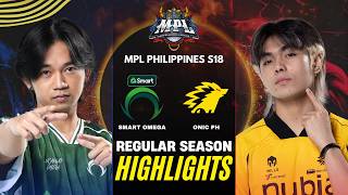 [HIGHLIGHTS] SMART OMEGA vs ONIC PH MPL PH S18 REGULAR SEASON | OMG vs ONIC screenshot 5