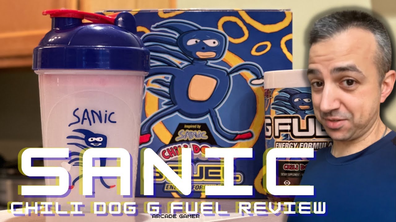 Sanic Chili Dog Flavored G Fuel Review gfuel sanic GFuelEnergy like