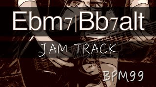 5 -1 Jam Backing Track (Ebm7  Bb7 alt) - Bb (A#) Altered Scale Practice