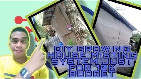 DIY MUSHROOM GROWING HOUSE MISTING SYSTEM TESTING I MUSHROOM FARMING I INDOOR FARMING