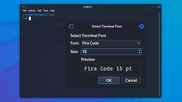How to Increase Kali Linux Terminal Text Size | Hindi