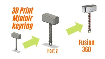 3D Print Mjolnir Design part 2