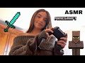 Asmr  je joue  minecraft