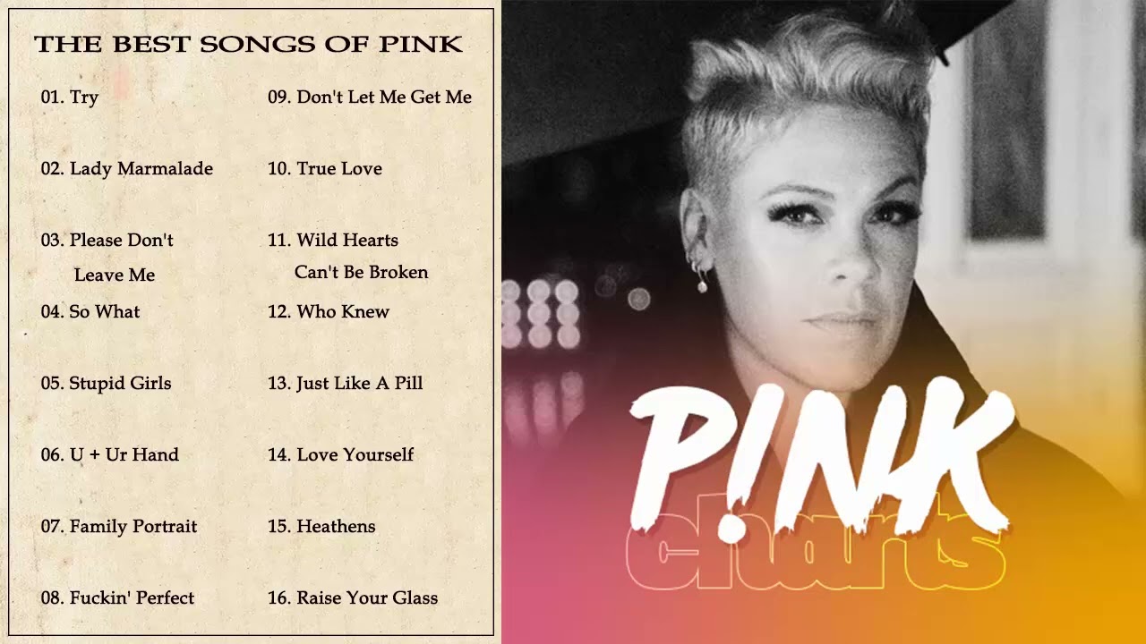 The Best Of Pink Pink Greatest Hits Full Album 2022 Hq Youtube