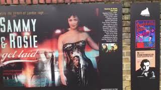 IBot movie of Film Art Wall, Portobello Road W10