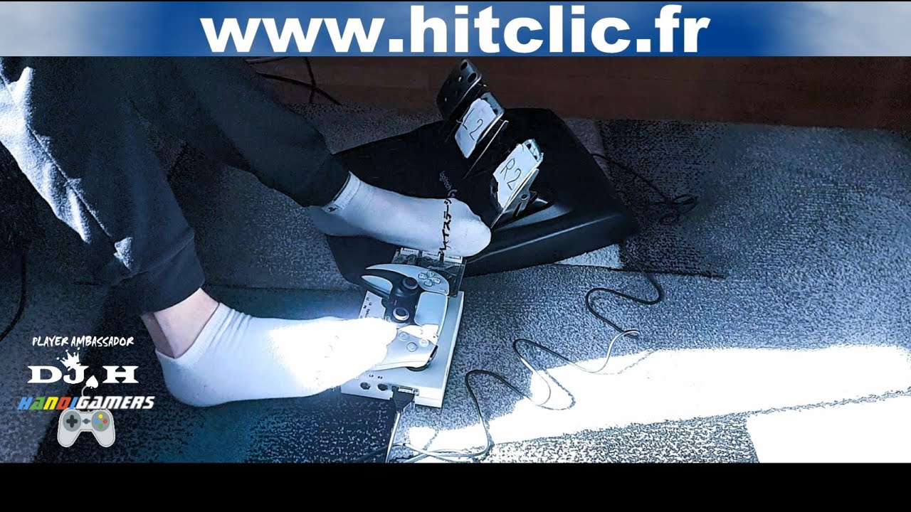 DJ H ♿ Present Hitclic Startup 🇨🇵 Part 1 His Project Dualsense 💙LogitechG ARCADE STICK iRacing