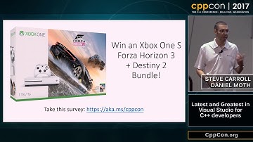 Latest & Greatest in Visual Studio for C++ developers - Steve Carroll & Daniel Moth [ CppCon 2017 ]