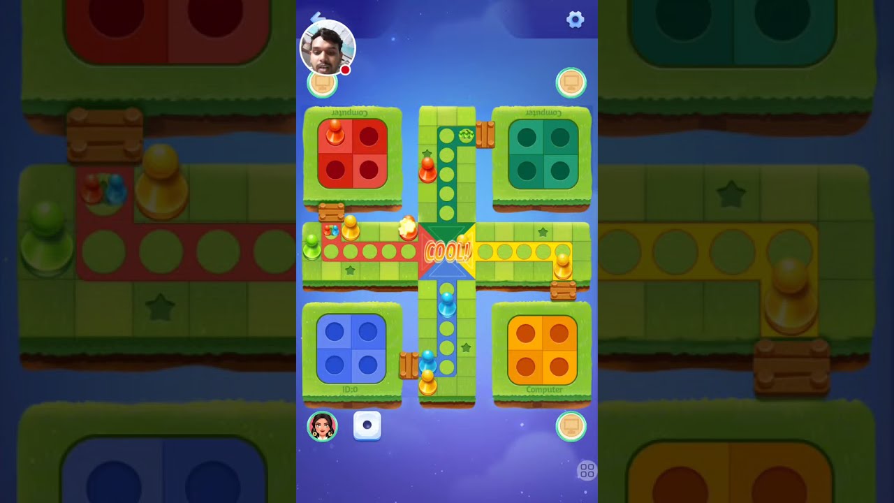 Ludo Talent Game Chatroom😍 l Computer Red Yellow Blue Green Token l 