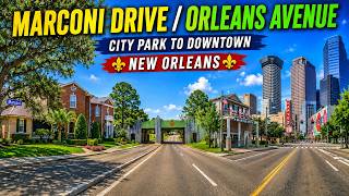 ⁴ᴷ Road Trip #1266 - Marconi Drive/Orleans Avenue | New Orleans, Louisiana 2026