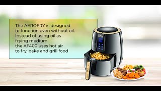 Black + Decker Aerofry Air Fryer, 4.5 Liters, Black - AF350-B5, Best price  in Egypt