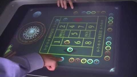 Microsoft Surface : AFTER-MOUSE creates the first game in real 3D : a Casino "roulette"