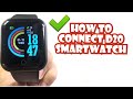 HOW TO CONNECT D20 SMARTWATCH TO YOUR SMARTPHONE | TUTORIAL | ENGLISH