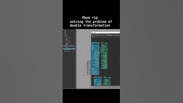 Maya solving the problem of double transformation #3d #shots