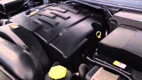 Land Rover Discovery 3 weird engine noise