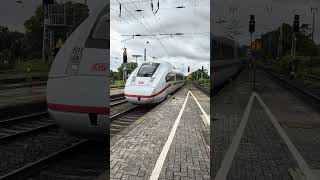 Einfahrt ICE 4 in Osnabrück Hbf nach Hamburg
