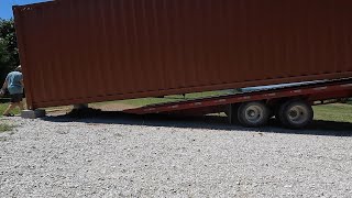 2nd Shipping Container Delivery