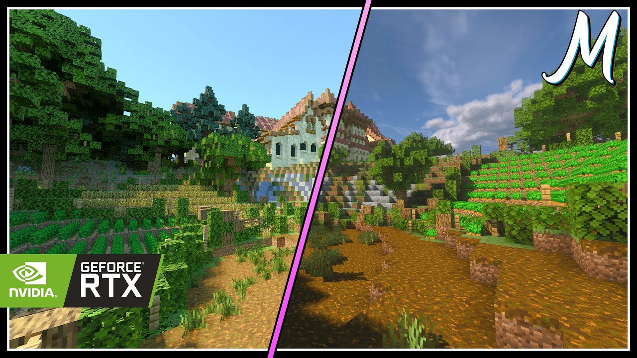 Here is a comparison between Minecraft Bedrock's RTX (left) and Java's SEUS  PTGI E12 ray tracing shader pack (right). : r/Minecraft