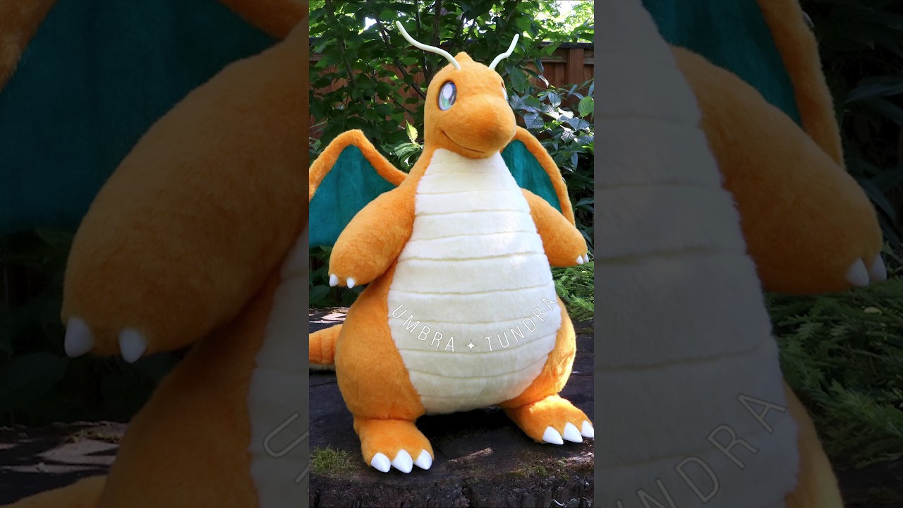 Making a large Dragonite art doll #pokemon #nintendo #craft