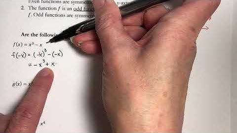 (1314) Section 2.2 More on Functions and Their Graphs Part 3/3