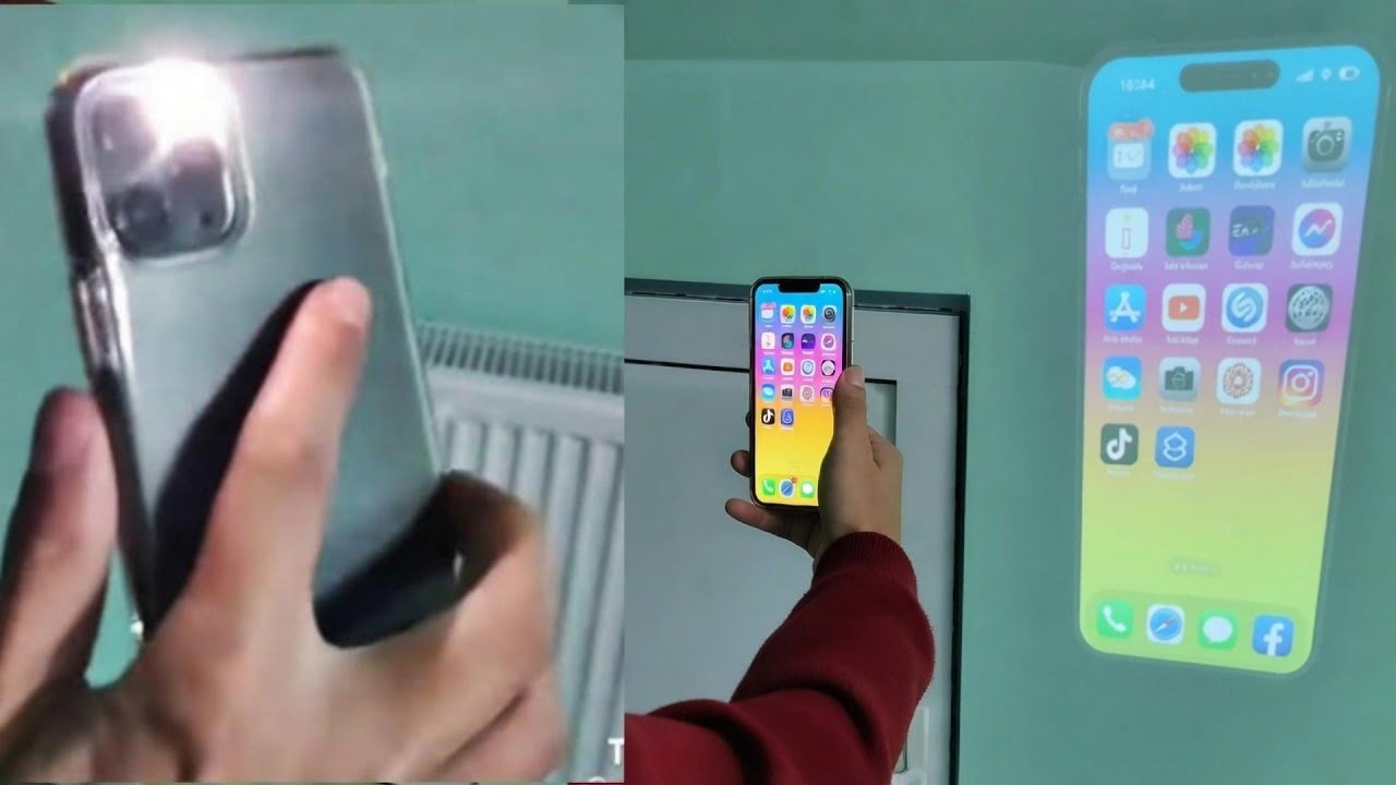 Mobile FlashLight Video Projector in any Mobile💯😱| FlashLight Hd video ...