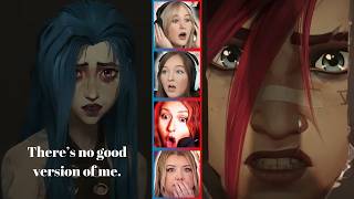(Reactions) Arcane 2x08 Jinx and Vi Prison Scene - Break the Cycle