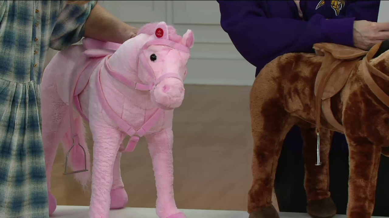 toy horse to sit on