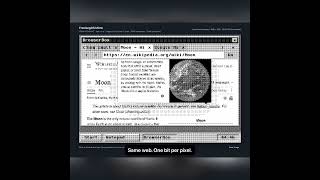 The modern web at 1 bit per pixel, on a microcontroller #shorts