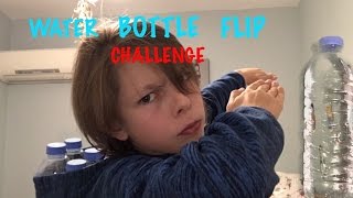 Water bottle flip challenge!
