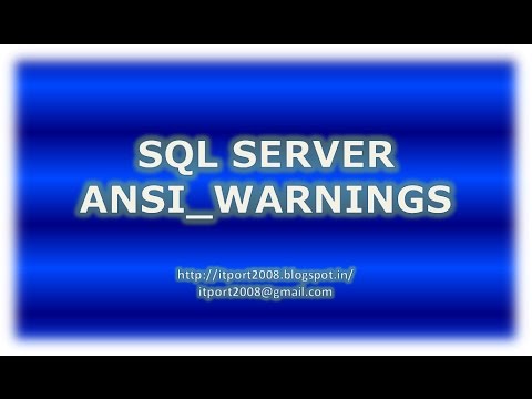 Video: Är SQL Server ANSI-kompatibel?