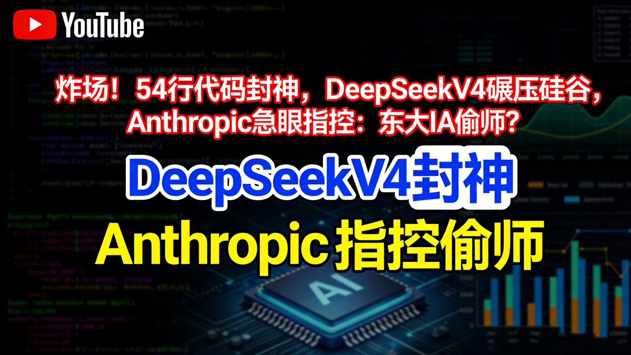 马斯克撕破脸！怒怼Anthropic双标，DeepSeekV4真相曝光，硅谷垄断要凉了？#DeepSeekV4炸场#Anthropic双标现场#中国AI实力打脸#马斯克怒怼Anthropic#AI蒸馏