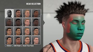 EXCLUSIVE GREEN FACE SCAN *tutorial* NBA2K19