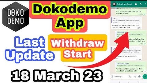 Dokodemo 18 March update Dokodemo withdraw new trick withdraw success Dokodemo withdraw start