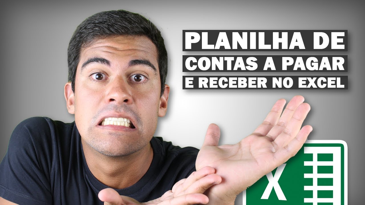 Planilha de CONTAS A PAGAR e RECEBER Excel (Como fazer do ZERO)