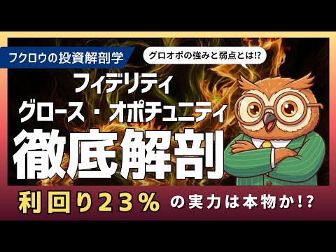利回り23%⁉『フィデリティ・グロース・オポチュニティ』"グロオポ"の表と裏！