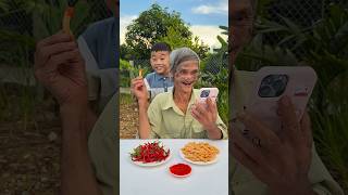 Bắn cay Động Ông nội đầu nộng một củ bé hột hét lên!#shorts#12345😱🤣😍🤯🤯