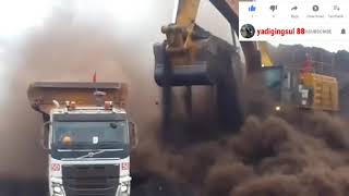 CCTV Kegiatan Truk Double Vessel Tambang batu bara