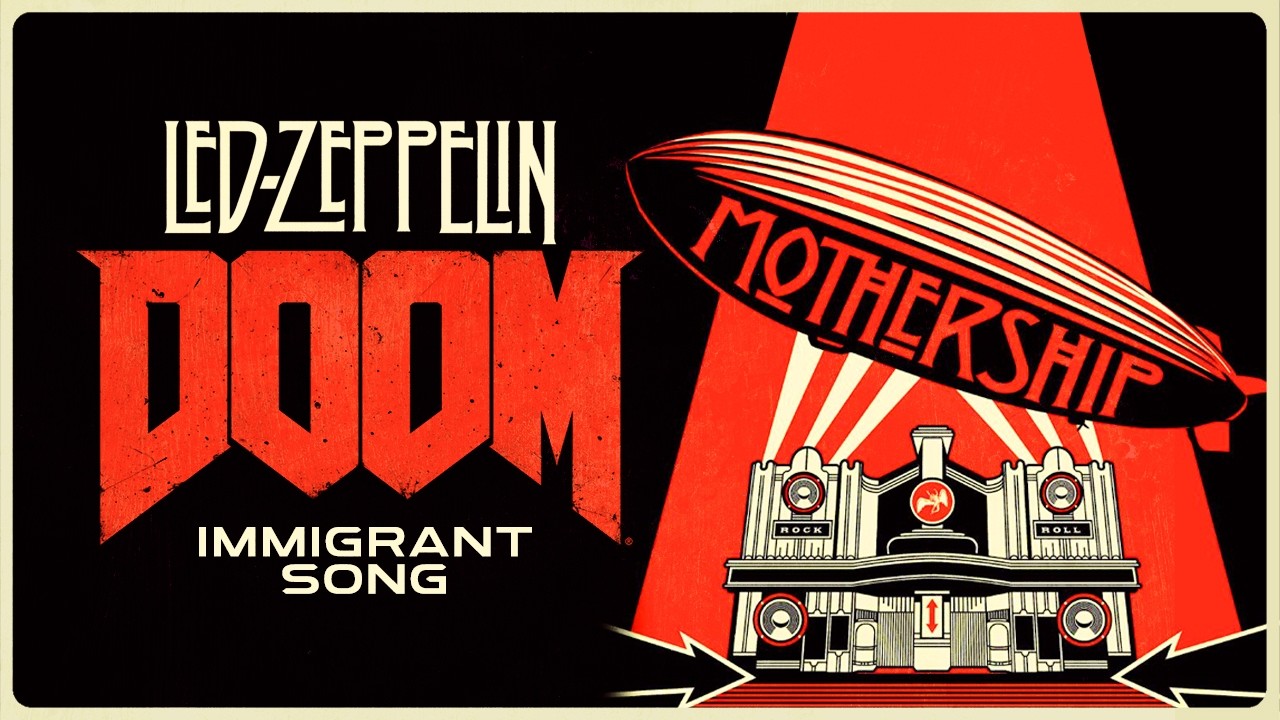 IMMIGRANT SONG in style of DOOM Cover by Andy Strider