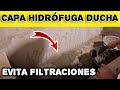 Carpeta Hidrófuga para la ducha. Capa aisladora