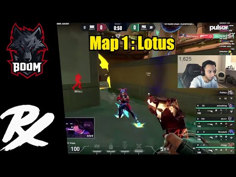 FNS react to BOOM ESPORTS vs PRX | Map 1 | Champions Tour 2025: Pacific Stage 1 |