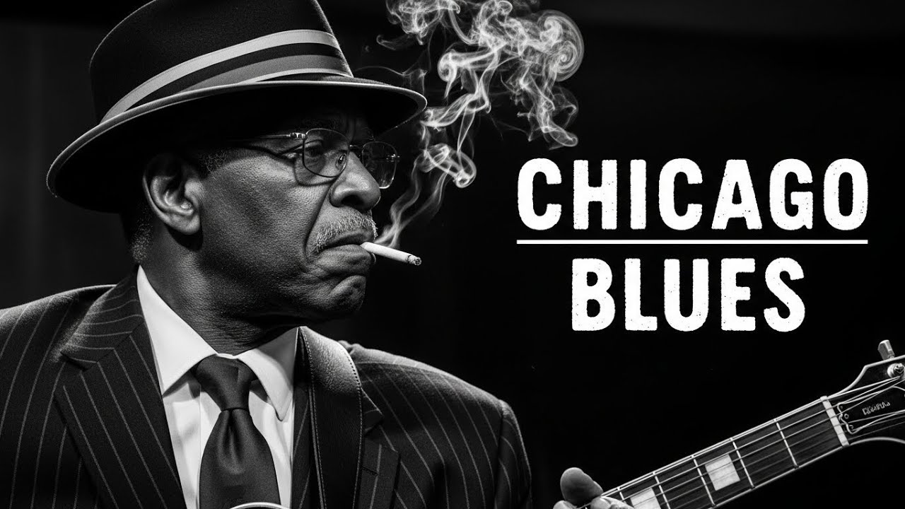 Late Night Chicago Blues Chill | Soulful Guitar Sound